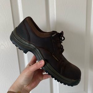 Dr. Martens Industrial Air/WK2 Brown Anti-Static Work Composite Toe Shoe